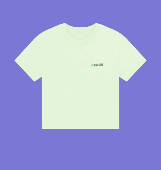 Pastel Green Printed T-shirt