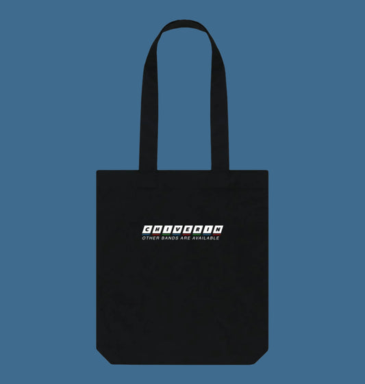Black Other Bands Tote Bag