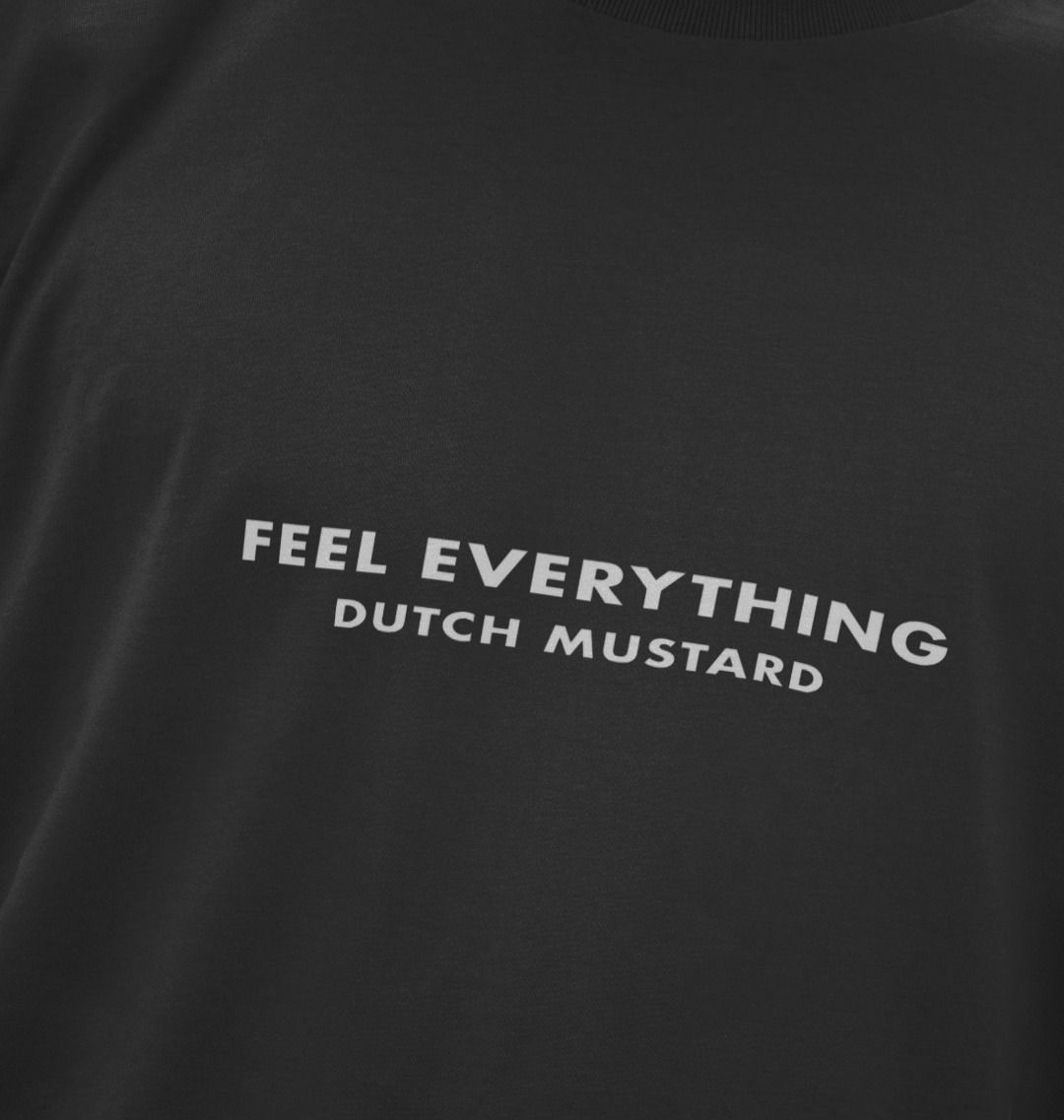 Feel Everything Unisex Tee - White Writing on Navy, Pink or Black