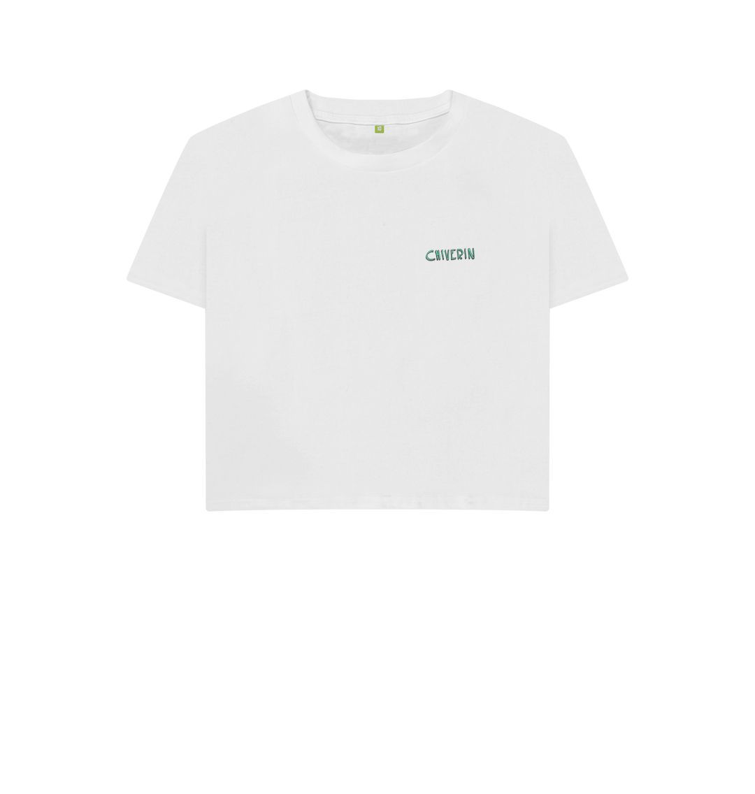 White Side Logo - Boxy Tee