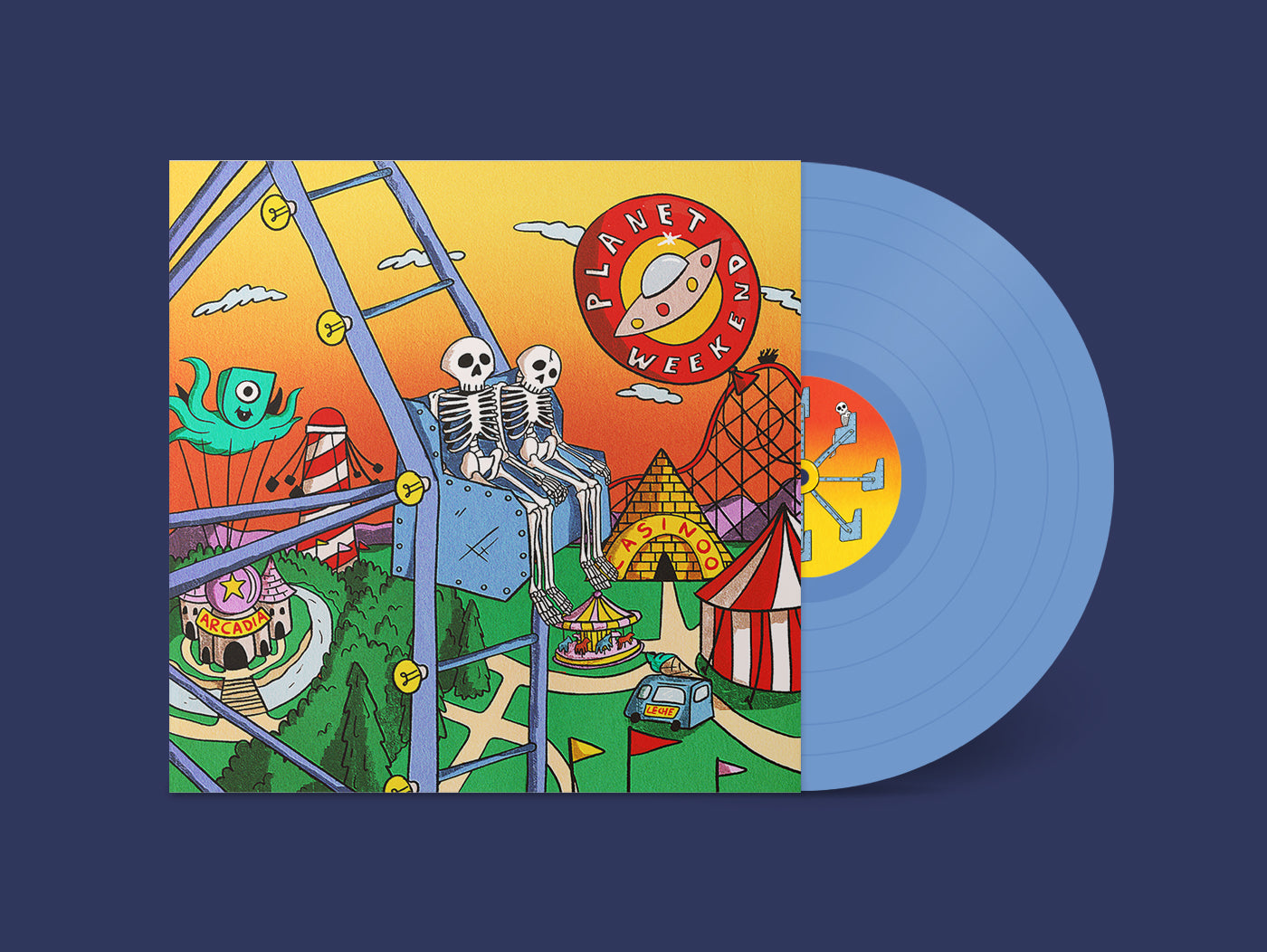 Planet Weekend - Limited Edition 12" Vinyl - Eco-Mix - Lucky Dip Colour