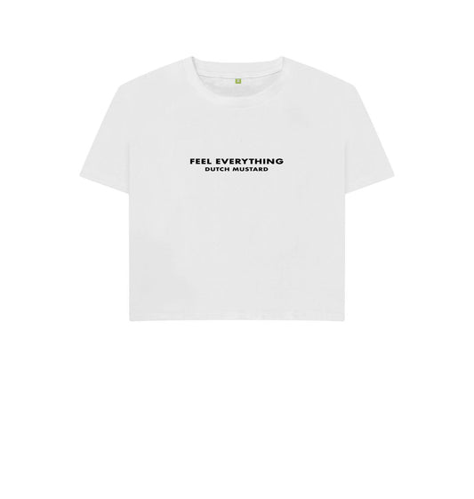 White Feel Everything - Boxy Tee